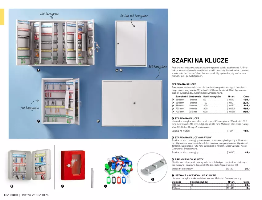 Gazetka promocyjna AJ Produkty - Zima 2021 - ważna 01.01 do 31.03.2021 - strona 102 - produkty: Biuro, Haczyk, Listwa, Młot, Młotek, Piec, Sok, Szafka, Telefon