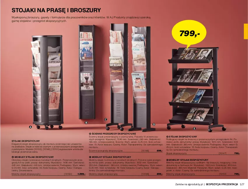 Gazetka promocyjna AJ Produkty - Zima 2021 - ważna 01.01 do 31.03.2021 - strona 127 - produkty: Mobil, Półka, Sok, Stojak, Tran