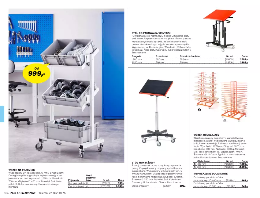 Gazetka promocyjna AJ Produkty - Zima 2021 - ważna 01.01 do 31.03.2021 - strona 264 - produkty: Bieżnik, Pojemnik, Sok, Stół, Telefon, Wózek