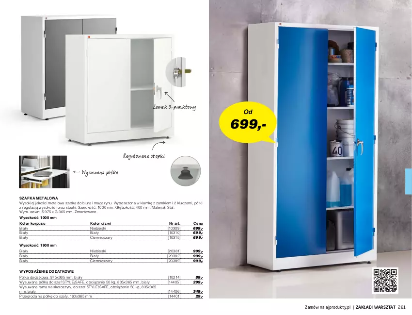 Gazetka promocyjna AJ Produkty - Zima 2021 - ważna 01.01 do 31.03.2021 - strona 281 - produkty: Drzwi, Półka, Rama, Sok, Szafka, Top