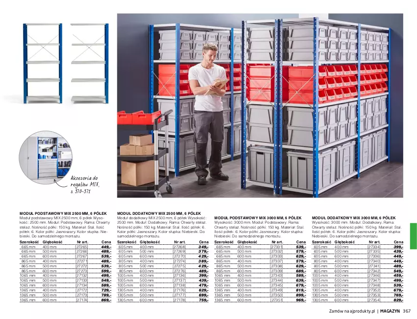 Gazetka promocyjna AJ Produkty - Zima 2021 - ważna 01.01 do 31.03.2021 - strona 367 - produkty: Rama, Regał, Sok