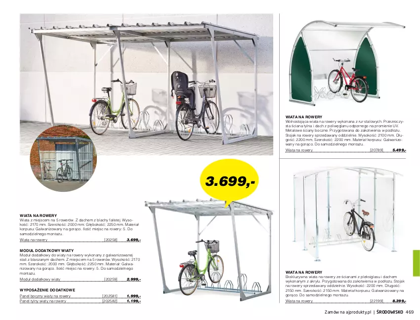 Gazetka promocyjna AJ Produkty - Zima 2021 - ważna 01.01 do 31.03.2021 - strona 469 - produkty: Fa, Por, Rower, Sok, Stojak