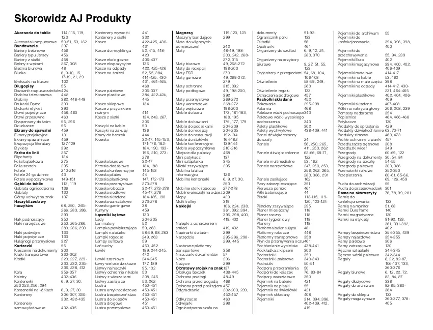 Gazetka promocyjna AJ Produkty - Zima 2021 - ważna 01.01 do 31.03.2021 - strona 474 - produkty: Bieżnia, Biurka, Biurko, Biuro, Długopis, Dozownik, Drabina, Drukarki, Drzwi, Ekrany, Fa, Fotel, Gra, Haczyk, Klej, Koc, Komputer, Kosz, Krzesło, LG, Meble, Młot, Mobil, Monitor, Mop, Nalepki, Noż, Nożyce, Odkurzacz, Odkurzacze, Organizer, Piec, Pistolet, Podkład, Podkładka, Pojemnik, Por, Rama, Regał, Ser, Siedzisko, Sok, Sport, Stojak, Szafa, Szyny, Teleskop, Tera, Tran, Wieszak, Wrotki