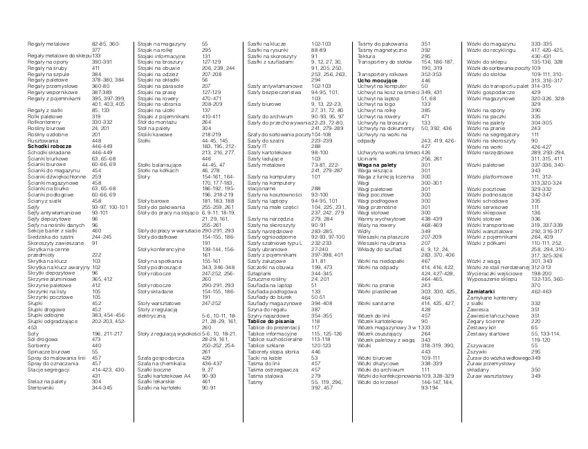 Gazetka promocyjna AJ Produkty - Zima 2021 - ważna 01.01 do 31.03.2021 - strona 475 - produkty: Biurko, Biuro, Fa, Gra, Koc, Komputer, Komputery, Kosz, Obuwie, Opony, Parasol, Piec, Płaszcz, Pojemnik, Półka, Por, Regał, Rolki, Rower, Sejf, Ser, Sok, Sól, Sól drogowa, Sport, Stojak, Stół, Stolik, Szafa, Szyna, Szyny, Taboret, Top, Tran, Ubrania, Uchwyty, Waga, Wagi, Wieszak, Worki na śmiec, Worki na śmieci, Wózek, Zegar