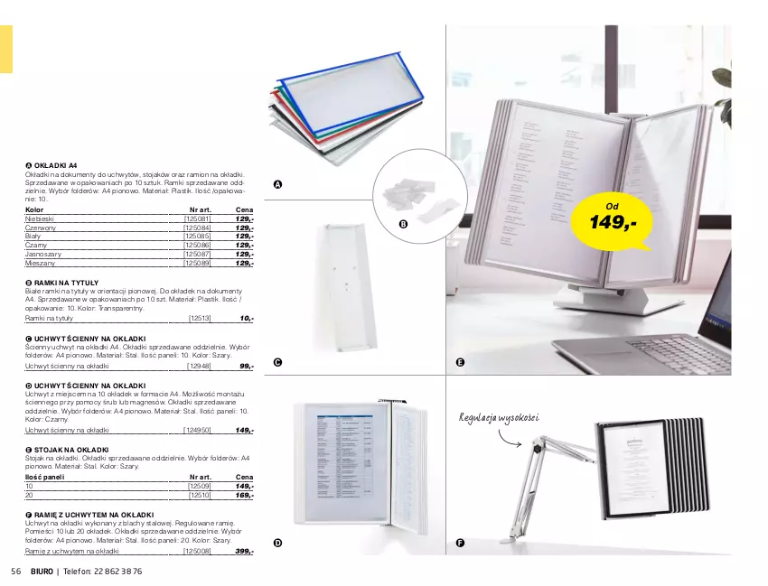 Gazetka promocyjna AJ Produkty - Zima 2021 - ważna 01.01 do 31.03.2021 - strona 56 - produkty: Biuro, Sok, Stojak, Telefon, Tran