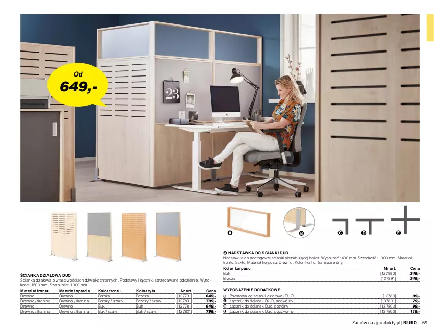 Gazetka promocyjna AJ Produkty - Zima 2021 - ważna 01.01 do 31.03.2021 - strona 69 - produkty: Biuro, Koc, Sok, Tran