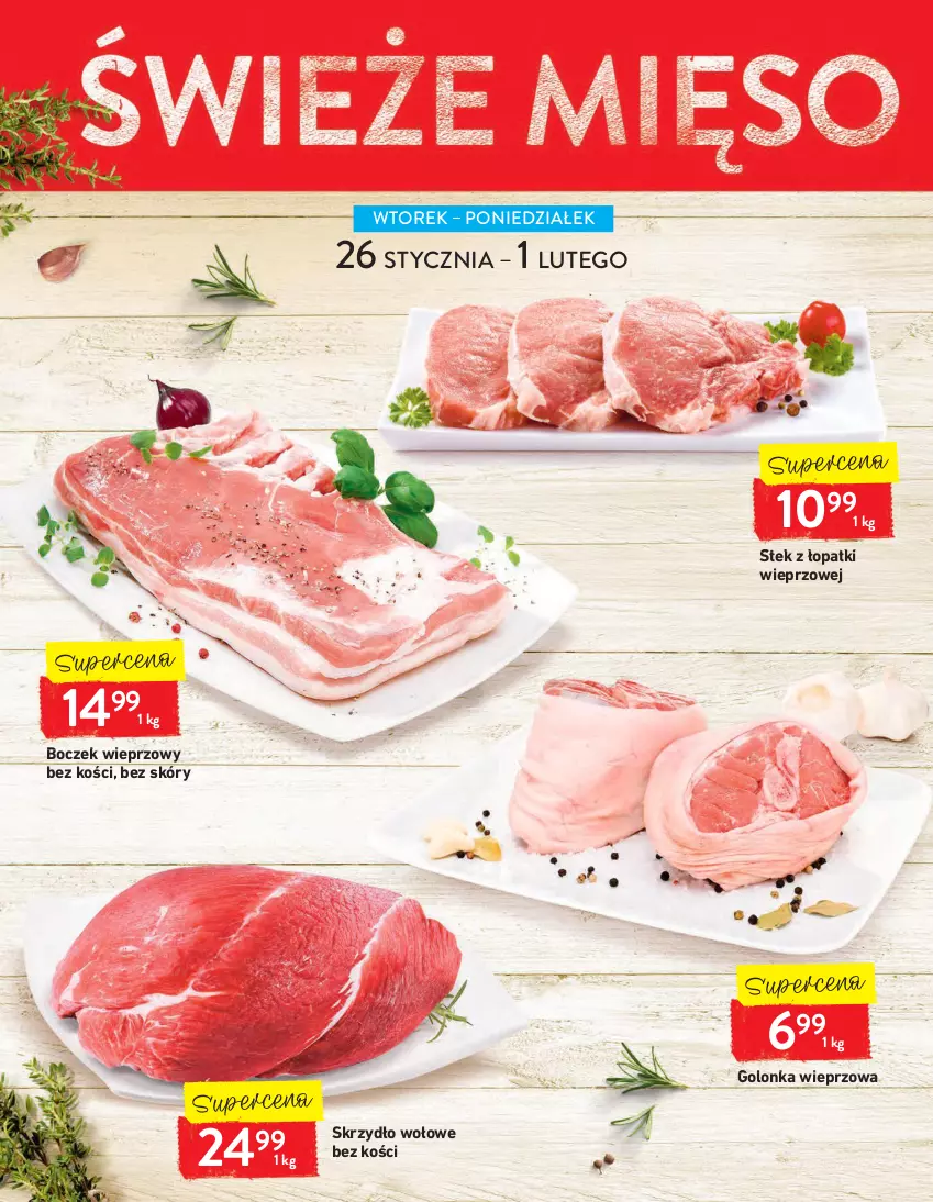 Gazetka promocyjna Intermarche - Maxi Okazje - ważna 26.01 do 01.02.2021 - strona 8 - produkty: Boczek, Boczek wieprzowy, Golonka wieprzowa, Stek