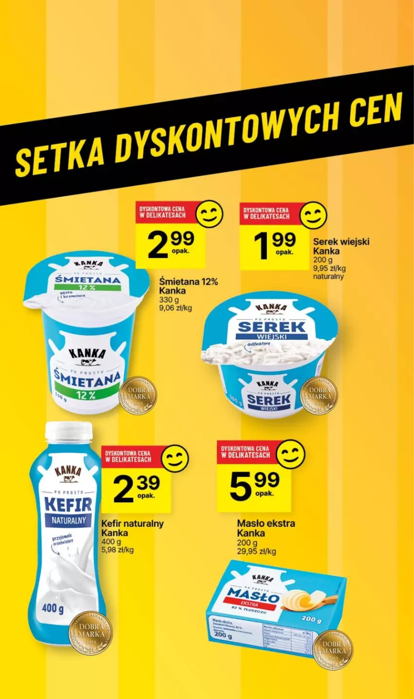 Gazetka promocyjna Delikatesy Centrum - NOWA GAZETKA Delikatesy Centrum od 15 lutego! 15-22.02.2024 - ważna 15.02 do 22.02.2024 - strona 29 - produkty: Kefir, Kefir naturalny, Masło, Ser, Serek, Serek wiejski