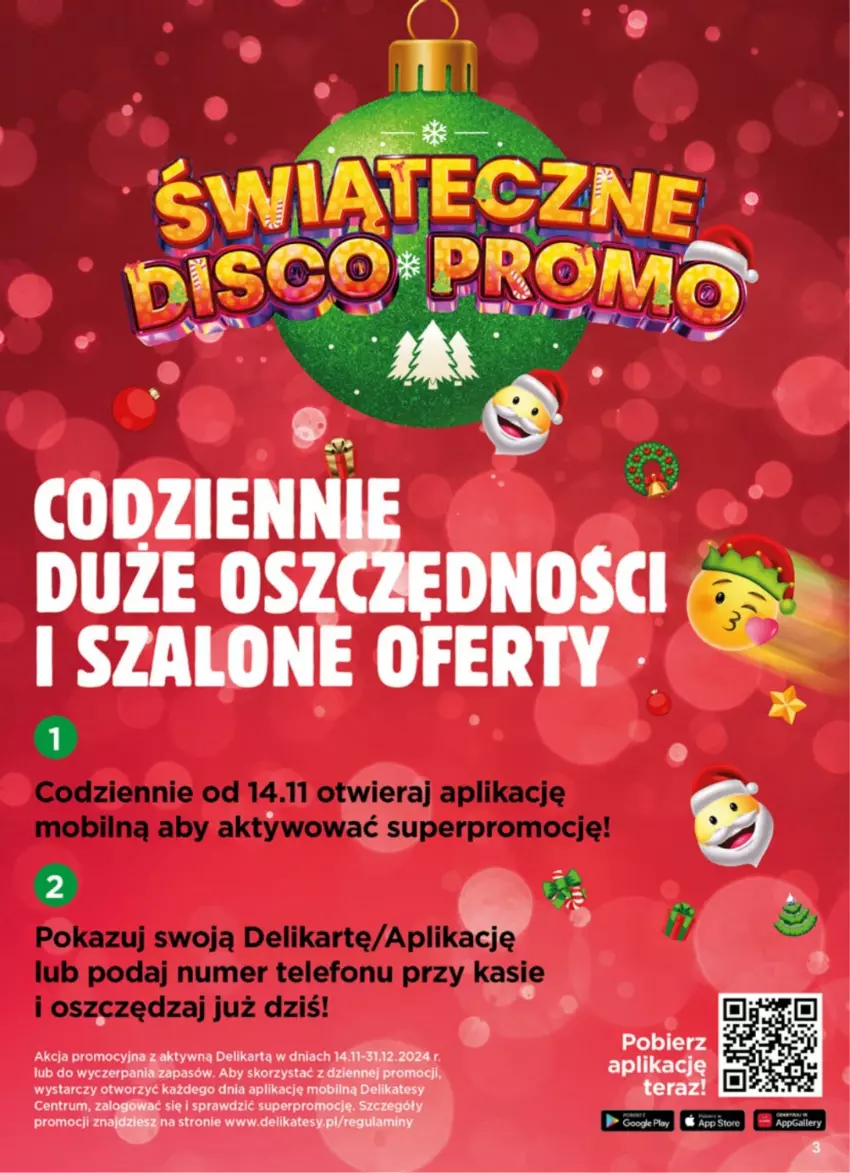 Gazetka promocyjna Delikatesy Centrum - NOWA GAZETKA Delikatesy Centrum od 18 listopada! 18-24.11.2024 - ważna 18.11 do 24.11.2024 - strona 3 - produkty: Mobil, Rum, Szal, Tera