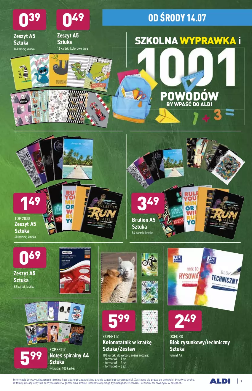 Gazetka promocyjna Aldi - ważna 14.07 do 17.07.2021 - strona 3 - produkty: Lion, Top