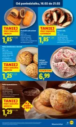 Gazetka promocyjna Lidl - GAZETKA - Gazetka - ważna od 18.02 do 18.02.2026 - strona 21 - produkty: Piec, Pasztecik z pieczarkami, Sok, Croissant, Pieczarka, Bułka
