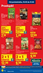 Gazetka promocyjna Lidl - GAZETKA - Gazetka - ważna od 18.02 do 18.02.2026 - strona 36 - produkty: Pistacje, Migdały łuskane, Por, Gra, Migdały, Mieszanka studencka, Sport, Rodzynki