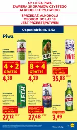 Gazetka promocyjna Lidl - GAZETKA - Gazetka - ważna od 18.02 do 18.02.2026 - strona 41 - produkty: Piwa, Por, Gra, Kasztelan, Perła, Harnaś, Lech Premium