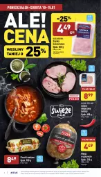 Gazetka promocyjna Aldi - Pełny katalog - Gazetka - ważna od 15.01 do 15.01.2022 - strona 4 - produkty: Ser, Mięso w galarecie, Mięsne specjały, Tera, Szynka konserwowa, Szynka, Schab wieprzowy, Kotlet, Flaczki wołowe, Gala, Mięso