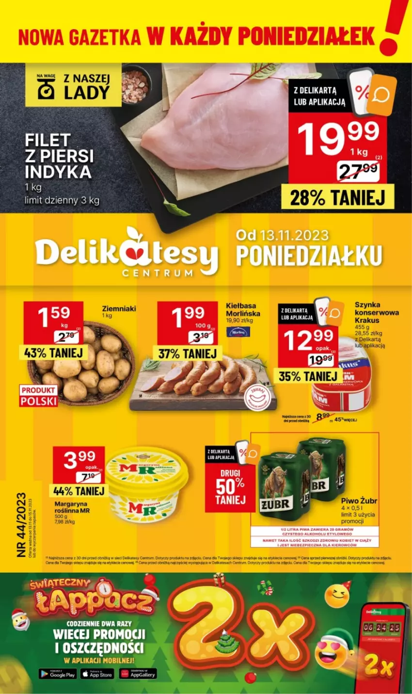 Gazetka promocyjna Delikatesy Centrum - Gazetka DC44 pon-sr - ważna 13.11 do 15.11.2023 - strona 1 - produkty: Rum