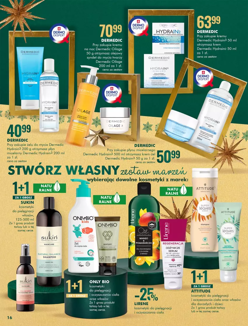 Gazetka promocyjna Super Pharm - Gazetka - ważna 12.11 do 30.11.2021 - strona 16 - produkty: Dermedic, Fa, Kasza, Lirene, Mango, Olej, Rum, Ser, Serum, Serum do rąk