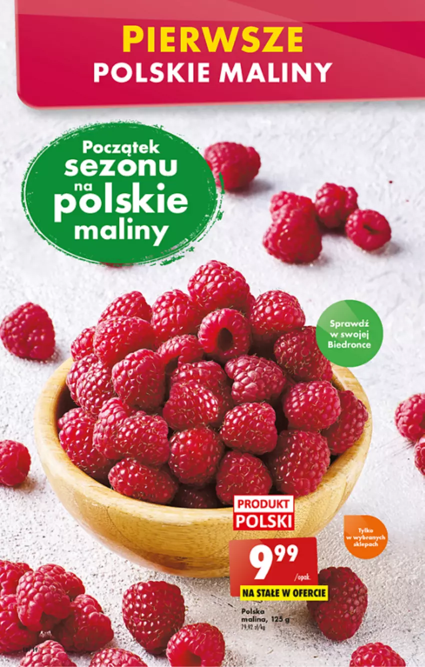 Gazetka promocyjna Biedronka - ważna 30.05 do 04.06.2022 - strona 18 - produkty: Dron, Maliny