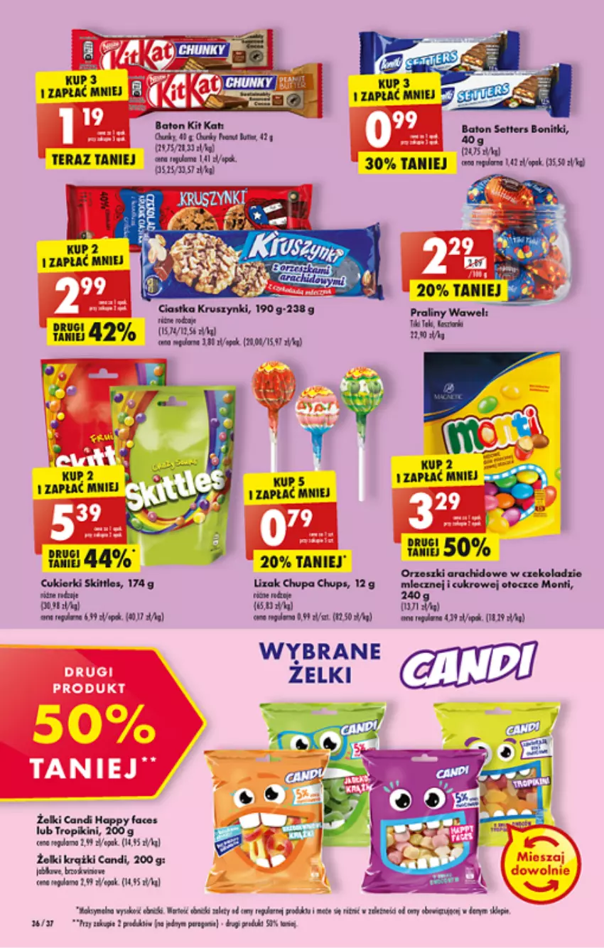 Gazetka promocyjna Biedronka - ważna 30.05 do 04.06.2022 - strona 36 - produkty: Brugi, Chupa Chups, Cukier, Cukierki, Fa, Gala, HP, Kit Kat, LG, Orzeszki, Praliny, Tera, Wawel, Zegar