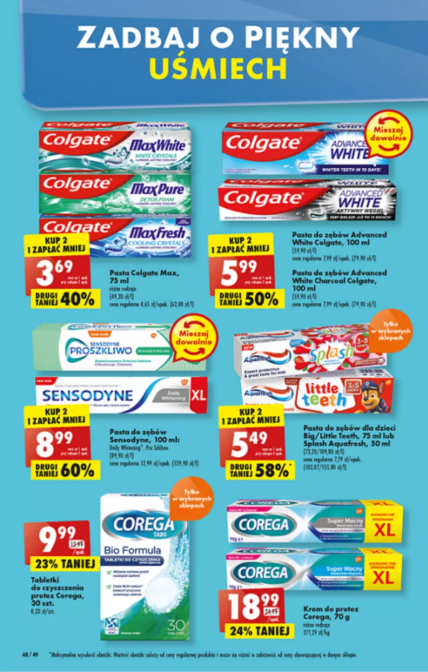 Gazetka promocyjna Biedronka - ważna 30.05 do 04.06.2022 - strona 48 - produkty: Aquafresh, Colgate, Corega, Fa, LG, Pur