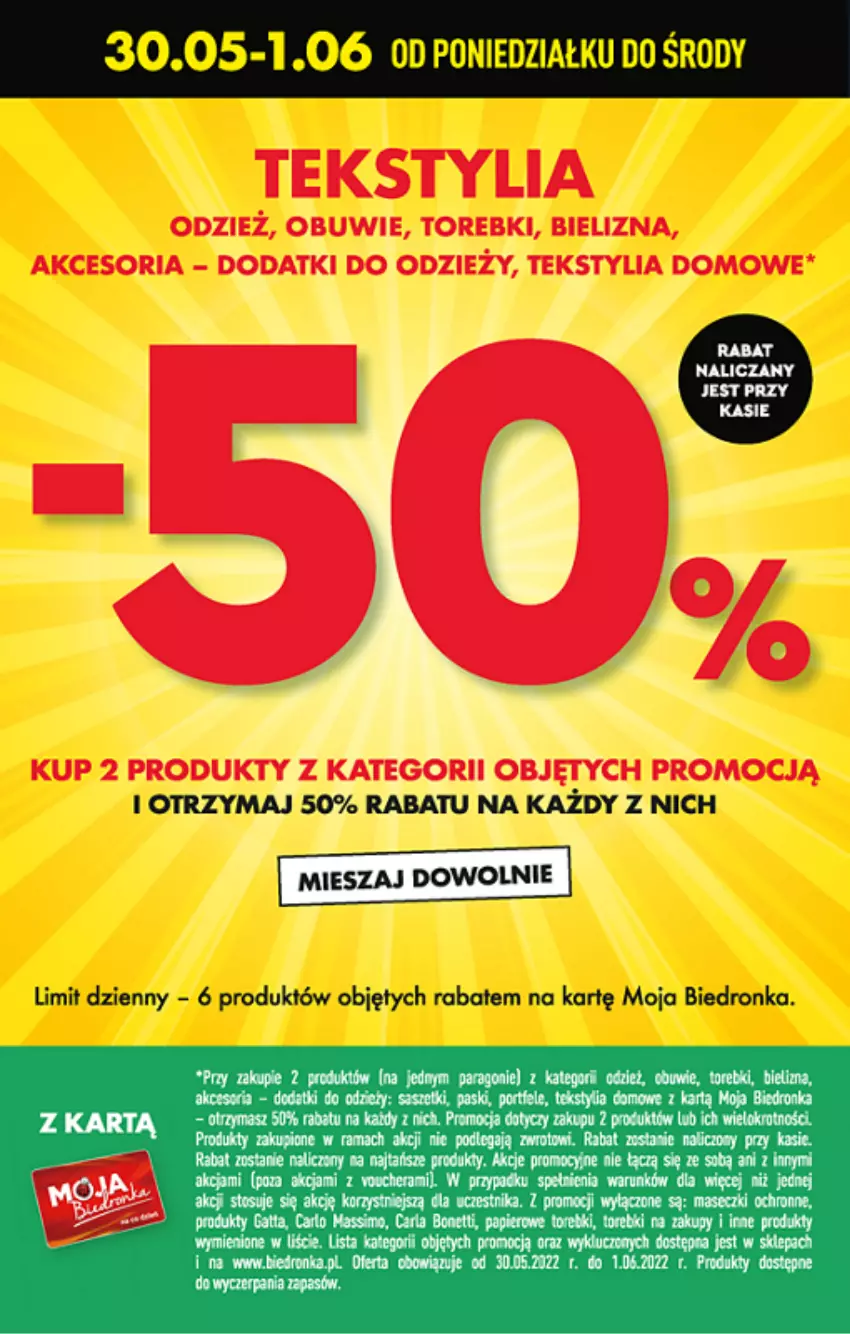 Gazetka promocyjna Biedronka - ważna 30.05 do 04.06.2022 - strona 54 - produkty: Bielizna, Dron, Obuwie