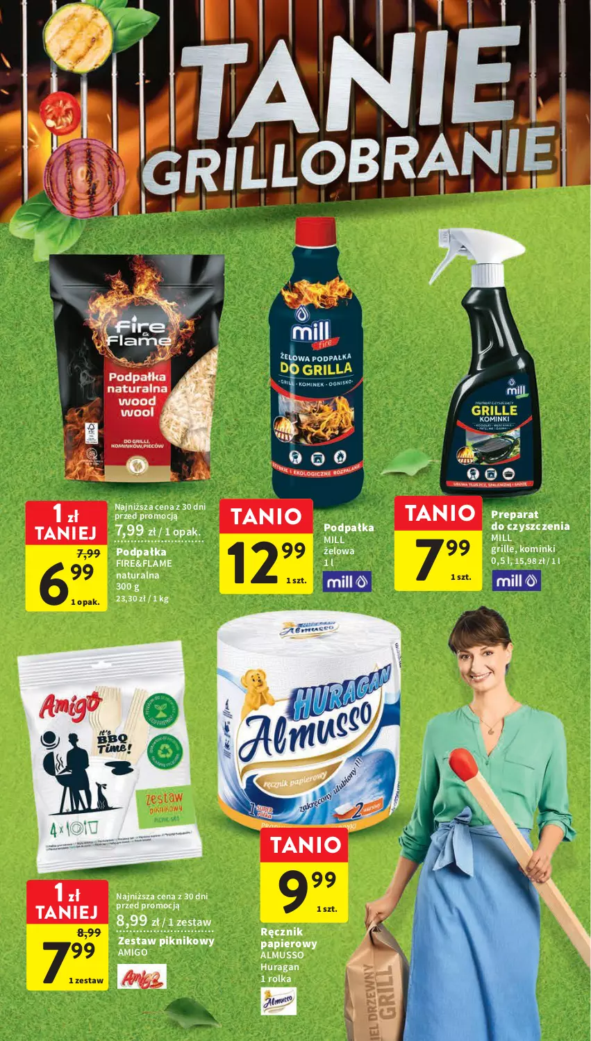 Gazetka promocyjna Intermarche - Gazetka Intermarche - ważna 27.04 do 02.05.2023 - strona 16 - produkty: Grill, Mus, Papier, Preparat do czyszczenia, Ręcznik