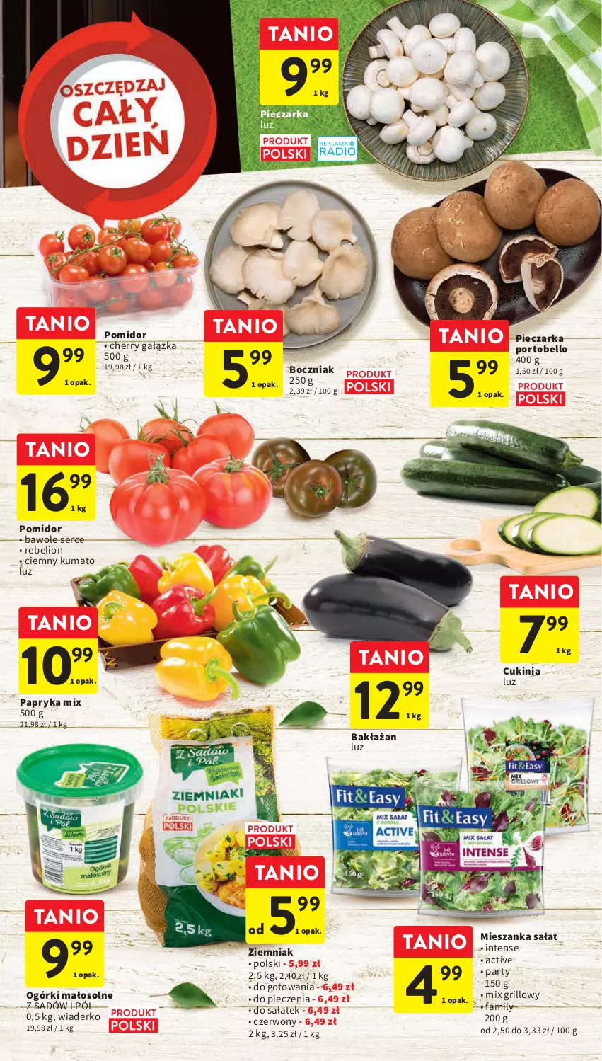 Gazetka promocyjna Intermarche - Gazetka Intermarche - ważna 27.04 do 02.05.2023 - strona 7 - produkty: Bell, Boczniak, Fa, Grill, Lion, Mieszanka sałat, Papryka, Piec, Pieczarka, Por, Portobello, Sałat, Ser