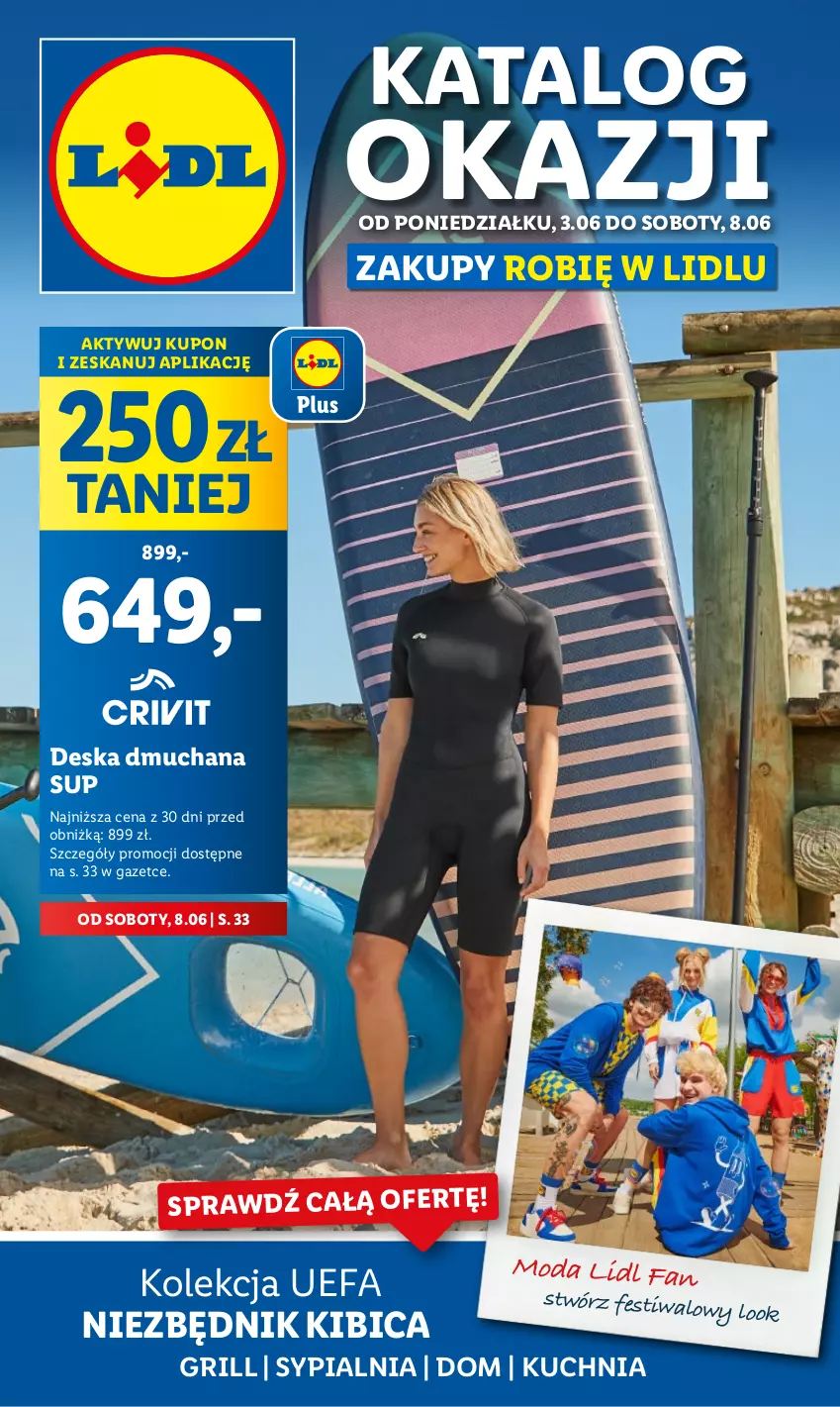 Gazetka promocyjna Lidl - GAZETKA - ważna 03.06 do 08.06.2024 - strona 1 - produkty: BIC, Fa, Grill, Kuchnia, Moda, Sypialnia