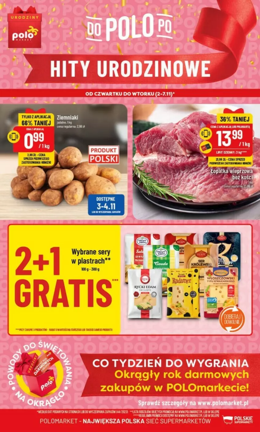 Gazetka promocyjna PoloMarket - ważna 02.11 do 07.11.2023 - strona 1 - produkty: Ser