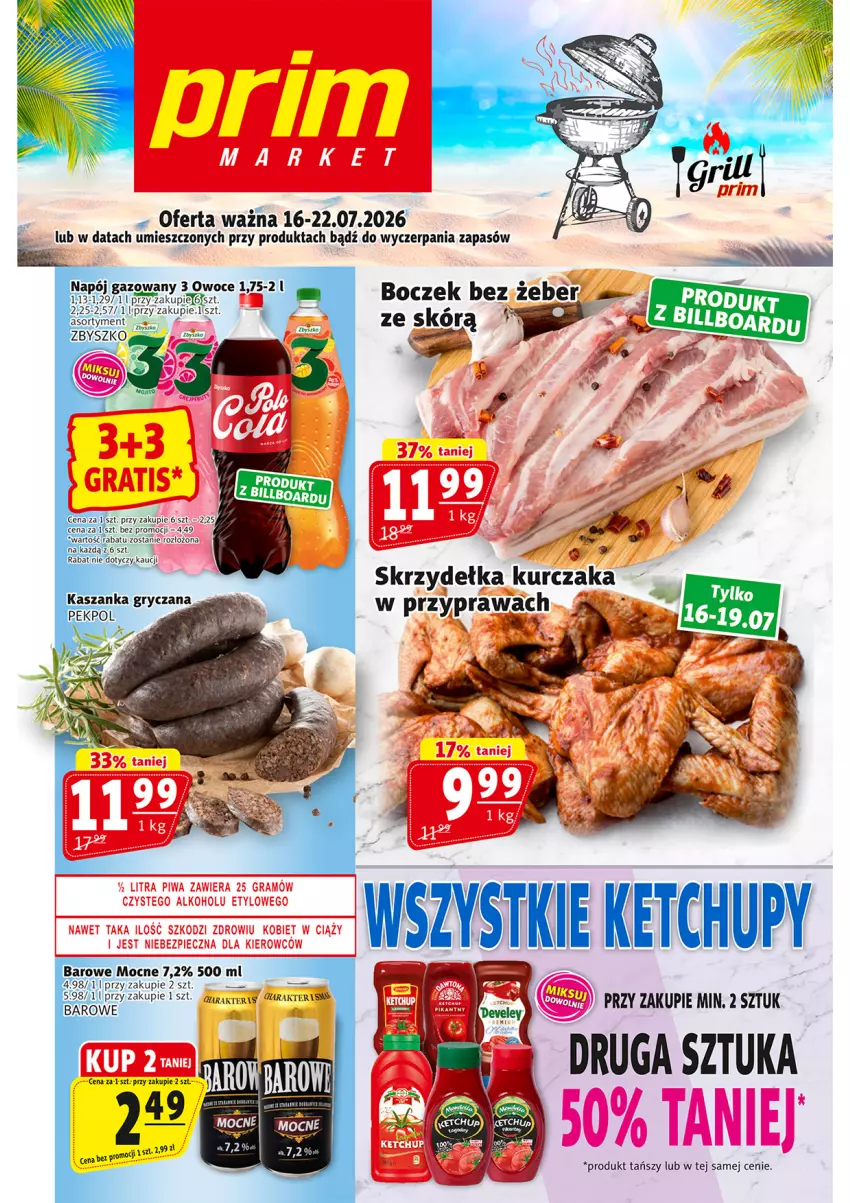 Gazetka promocyjna Prim Market - ważna 16.07 do 22.07.2026 - strona 1 - produkty: Kurczak