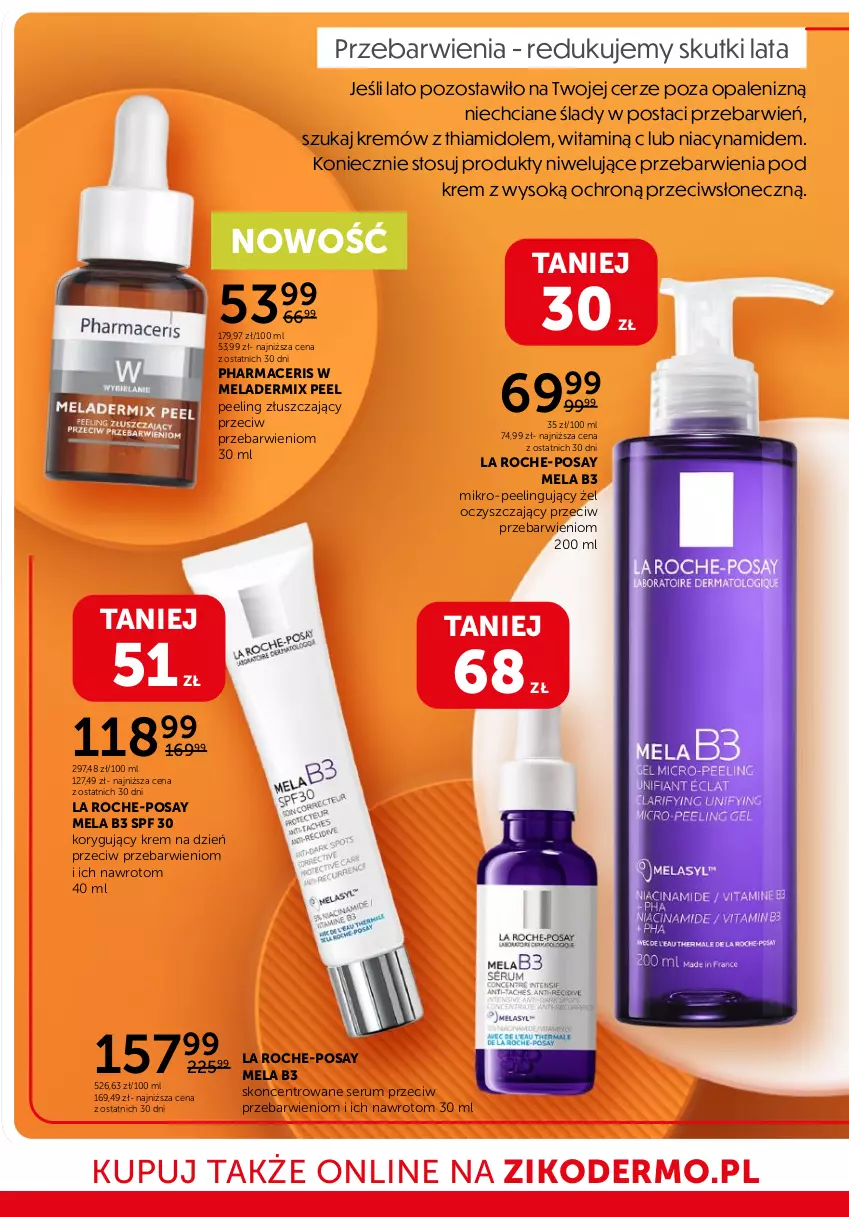 Gazetka promocyjna Ziko - Gazetka Ziko Dermo - ważna 04.09 do 18.09.2024 - strona 20 - produkty: Acer, CeraVe, Krem na dzień, La Roche-Posay, Peeling, Pharmaceris, Rum, Ser, Serum, Sok