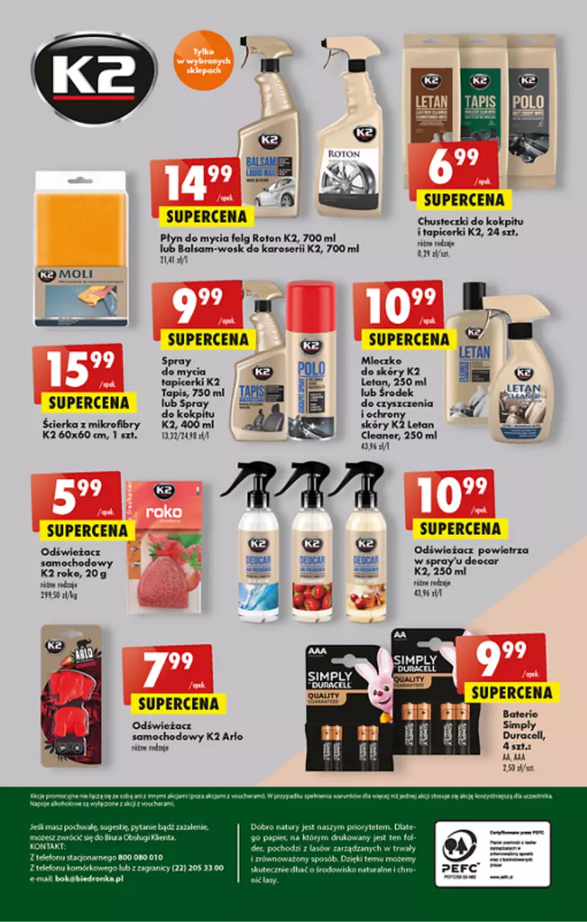 Gazetka promocyjna Biedronka - ważna 26.05 do 01.06.2022 - strona 56 - produkty: Chusteczki, Duracell, Fa, Gra, K2, LG, Mleczko, Ser, Telefon