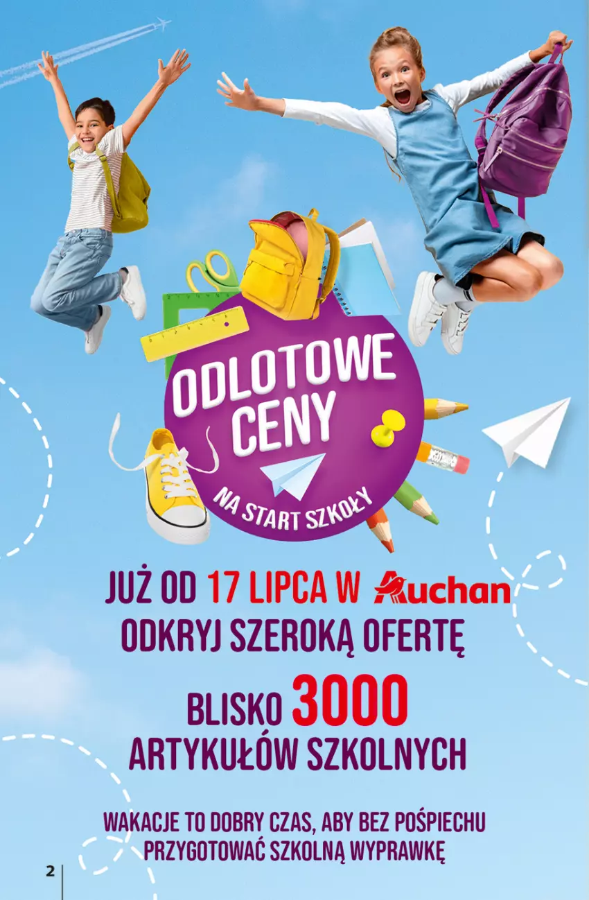 Gazetka promocyjna Auchan - Gazetka LATO PEŁNE PRZYJEMNOŚCI Hipermarket Auchan - ważna 10.07 do 16.07.2025 - strona 2 - produkty: Piec