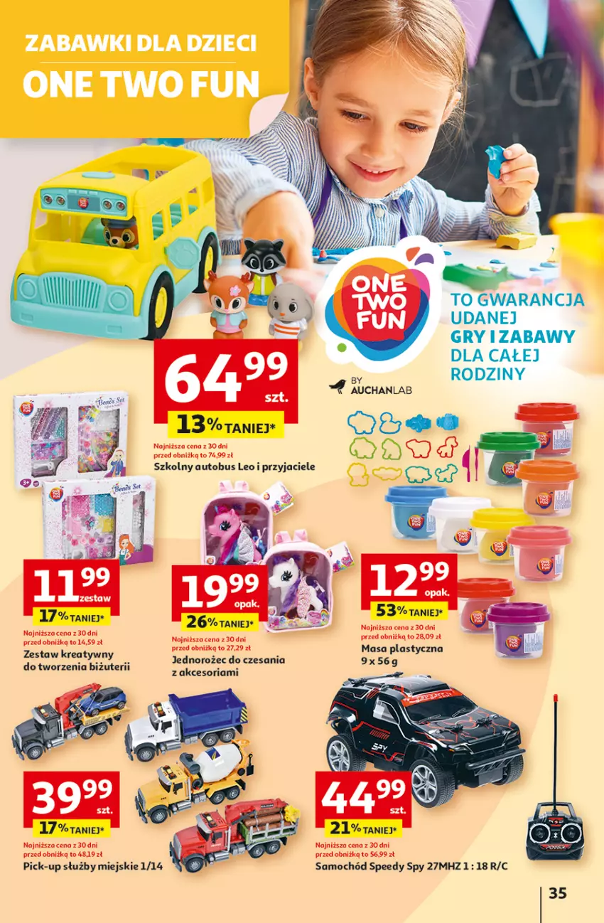 Gazetka promocyjna Auchan - Gazetka LATO PEŁNE PRZYJEMNOŚCI Hipermarket Auchan - ważna 10.07 do 16.07.2025 - strona 35 - produkty: Gry, Jednorożec, Samochód