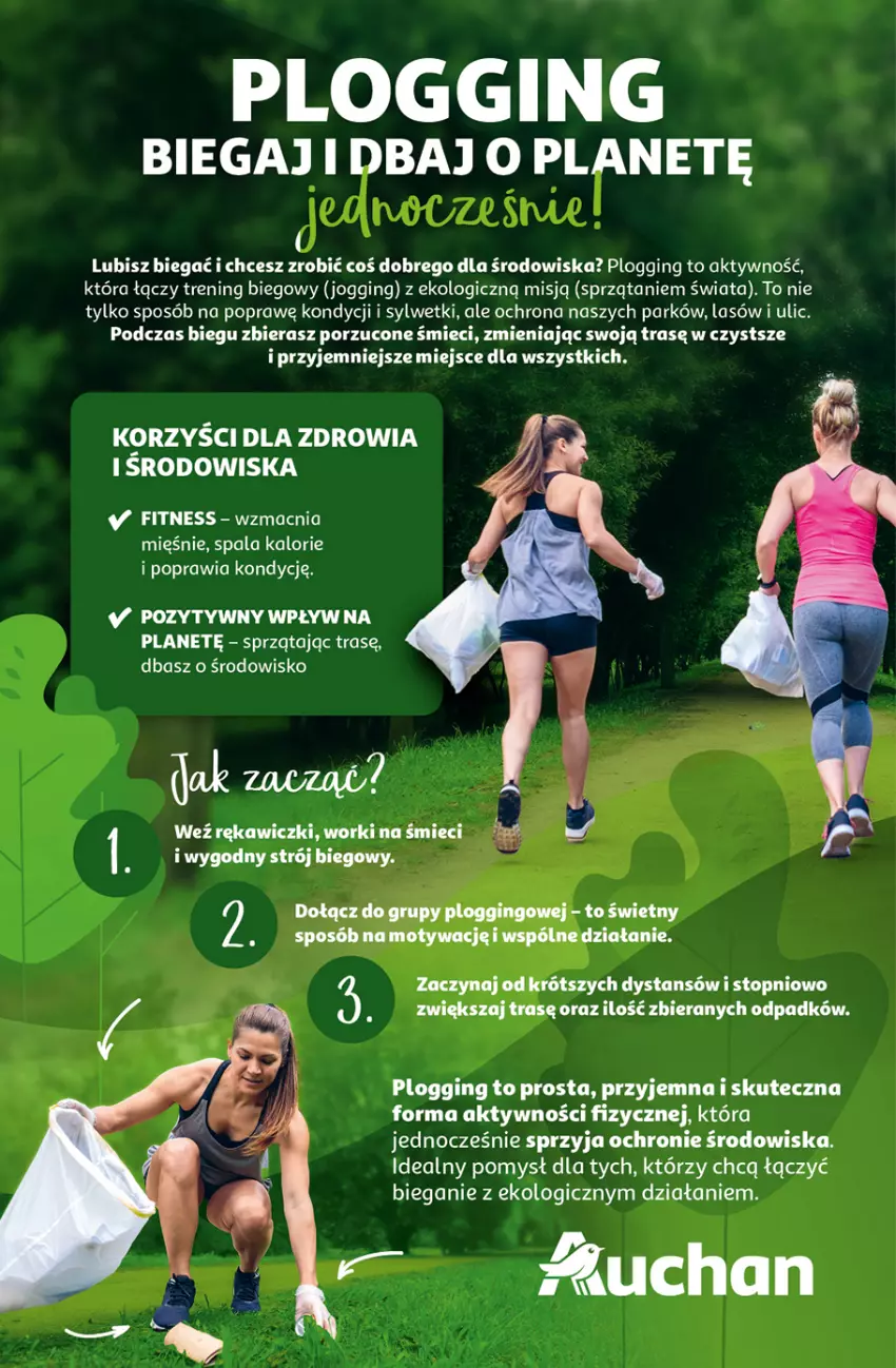 Gazetka promocyjna Auchan - Gazetka LATO PEŁNE PRZYJEMNOŚCI Hipermarket Auchan - ważna 10.07 do 16.07.2025 - strona 44 - produkty: Bieganie, Gin, Por, Sprzątanie, Stek, Top