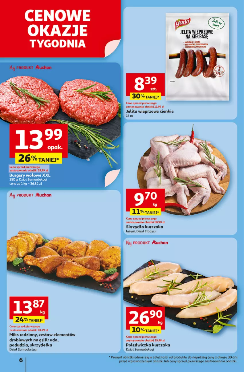 Gazetka promocyjna Auchan - Gazetka LATO PEŁNE PRZYJEMNOŚCI Hipermarket Auchan - ważna 10.07 do 16.07.2025 - strona 6 - produkty: Fa, Grill, Kurczak