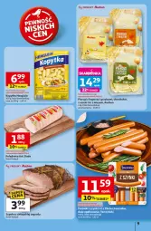 Gazetka promocyjna Auchan - Gazetka LATO PEŁNE PRZYJEMNOŚCI Hipermarket Auchan - Gazetka - ważna od 16.07 do 16.07.2025 - strona 9 - produkty: Polędwica, Pierogi, Ser, Parówki, Kiwi, Kopytka, Duda, Szynka, Tarczyński, Kapustą, Fa