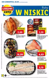 Gazetka promocyjna Lidl - GAZETKA - Gazetka - ważna od 25.04 do 25.04.2021 - strona 14 - produkty: Polędwica, Prymat, Karmazyn wędzony, Cytryny, Tusz, Pieprz, Dorsz, Małże