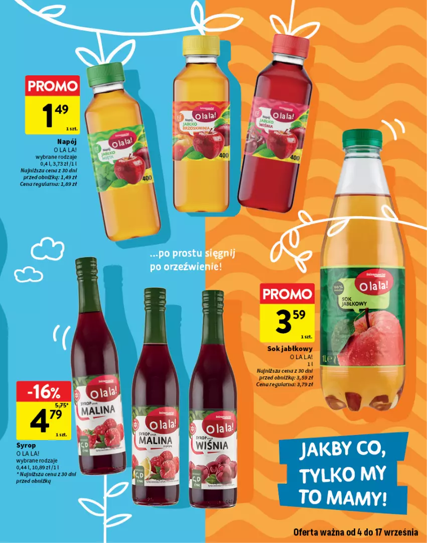 Gazetka promocyjna Intermarche - Gazetka Intermarche - ważna 04.09 do 17.09.2025 - strona 17 - produkty: Sok