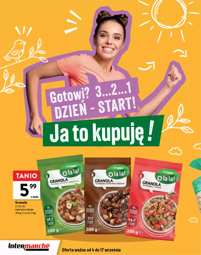 Gazetka promocyjna Intermarche - Gazetka Intermarche - ważna 04.09 do 17.09.2025 - strona 2 - produkty: Czekolada, Gra, Granola, Rodzynki