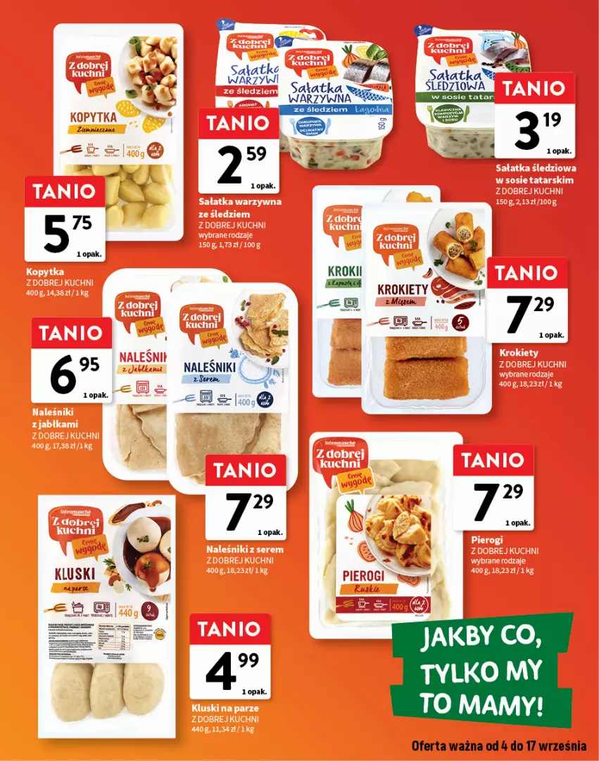 Gazetka promocyjna Intermarche - Gazetka Intermarche - ważna 04.09 do 17.09.2025 - strona 23 - produkty: Krokiety, Naleśniki, Sałat, Sałatka