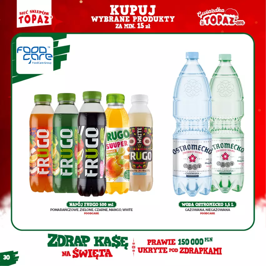 Gazetka promocyjna Topaz - Gazetka - ważna 15.11.2021 do 16.01.2022 - strona 30 - produkty: Mango, Woda