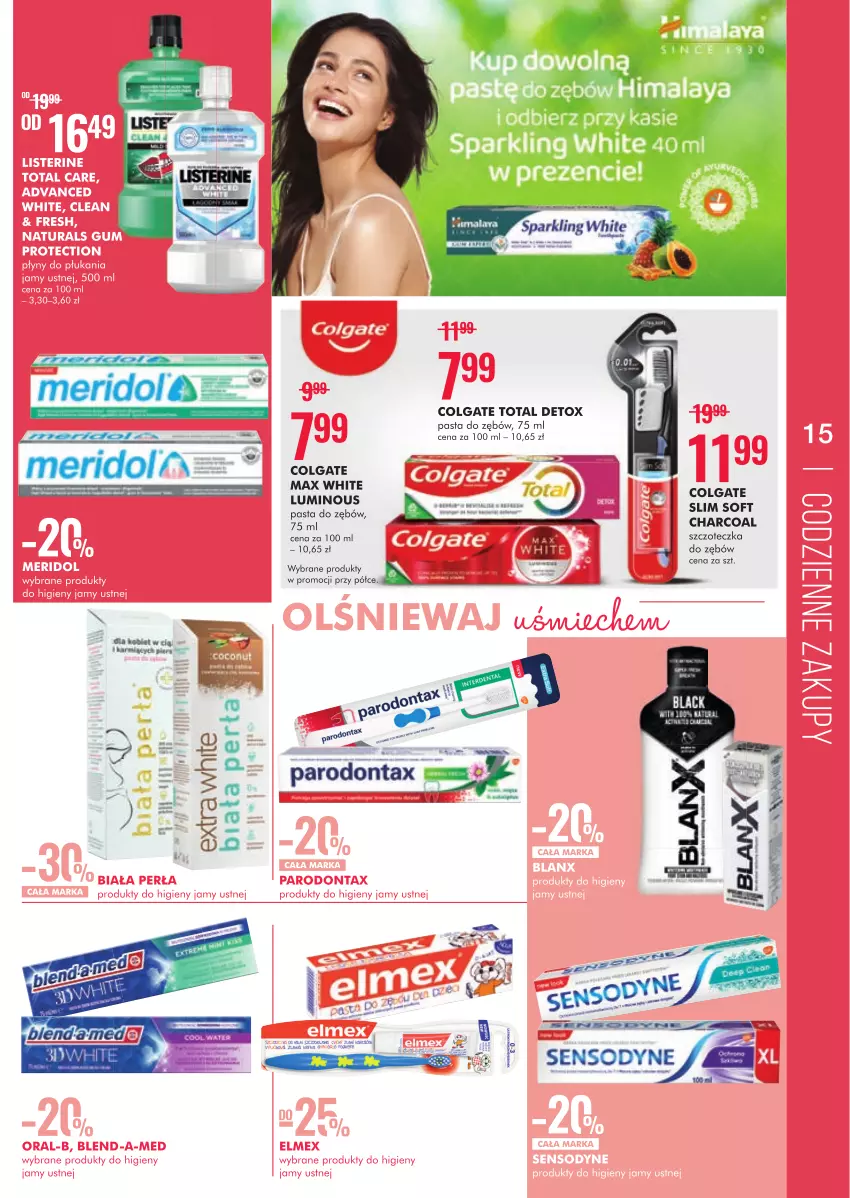 Gazetka promocyjna Super Pharm - Gazetka - ważna 21.10 do 23.10.2022 - strona 15 - produkty: Colgate, Colgate Total, LG, Pasta do zębów, Sensodyne, Szczoteczka