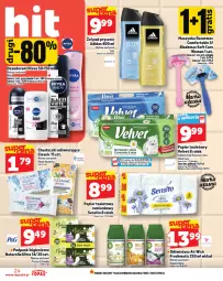 Gazetka promocyjna Topaz - Gazetka - Gazetka - ważna od 02.07 do 02.07.2025 - strona 24 - produkty: Naturell, Top, Rum, Papier, Dezodorant, Air Wick, Sito, Adidas, Papier toaletowy, Velvet, Lack, Szynka, Cleanic, Chusteczki, Podpaski, Maszynka, Nivea, Naturella