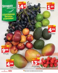 Gazetka promocyjna Topaz - Gazetka - Gazetka - ważna od 02.07 do 02.07.2025 - strona 8 - produkty: Top, Nektarynka, Winogrona, Limonka, Wino, Mango, Nektar
