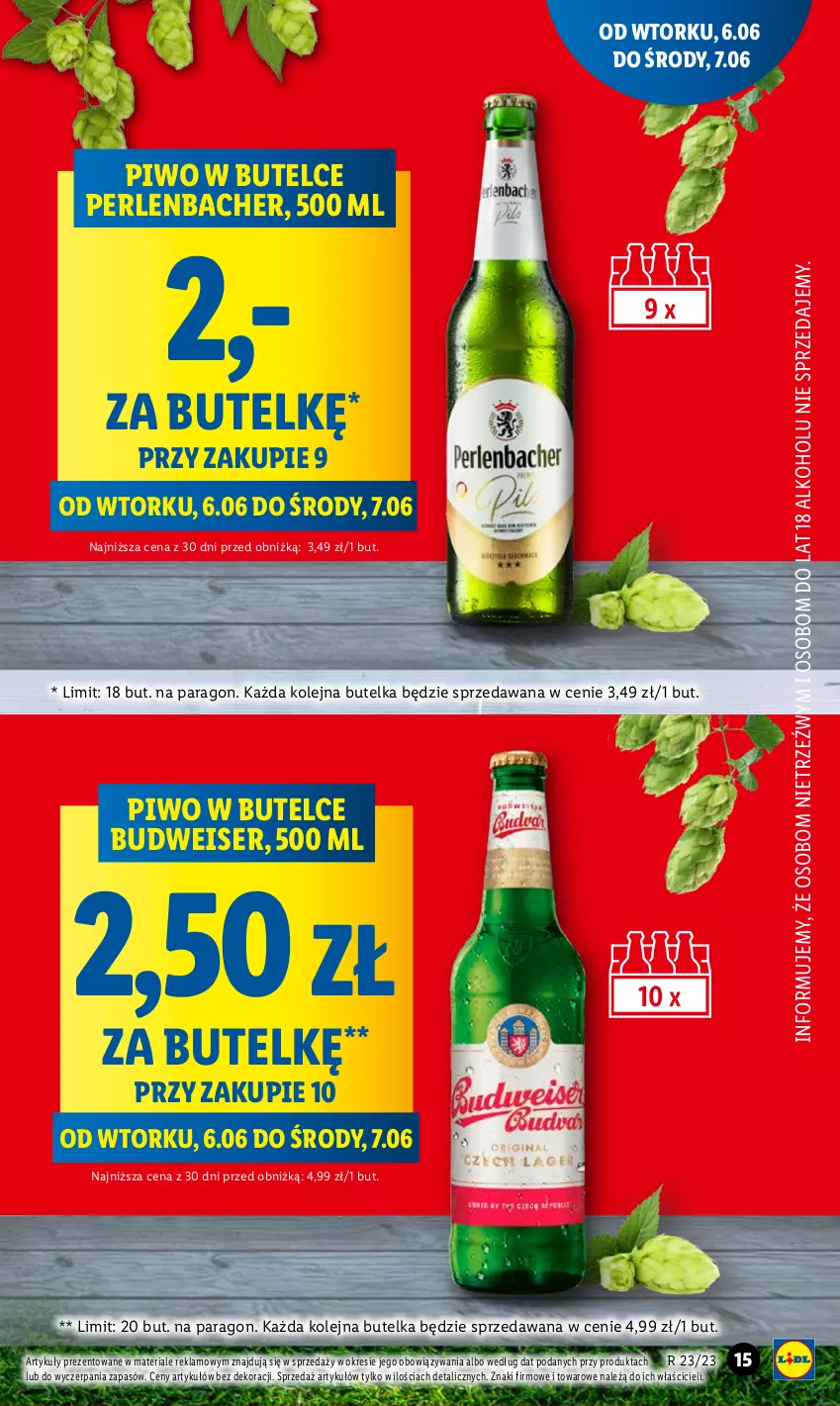 Gazetka promocyjna Lidl - GAZETKA - ważna 05.06 do 07.06.2023 - strona 17 - produkty: NBA, Olej, Piwo, Ser