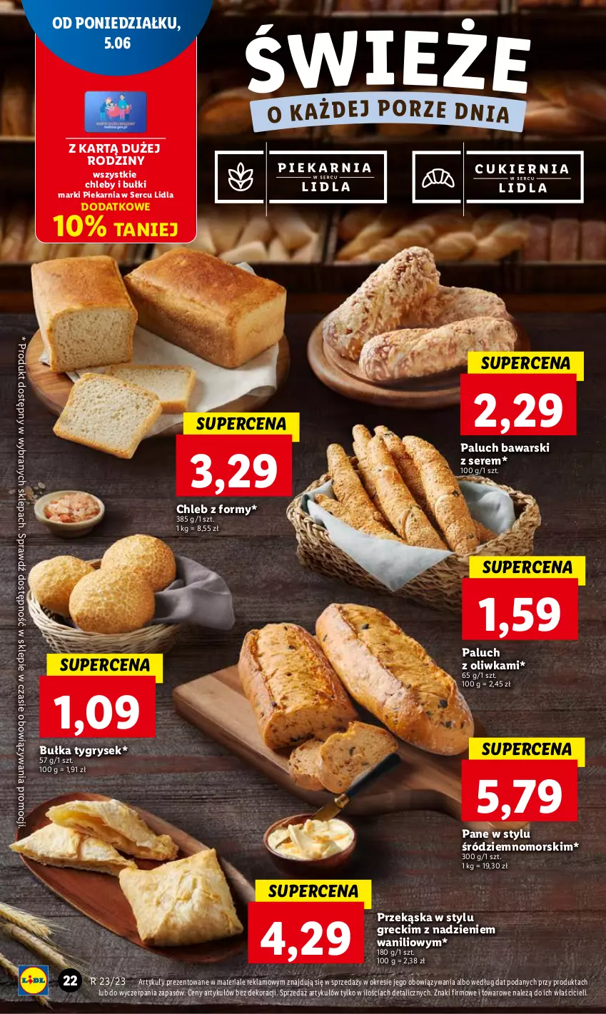 Gazetka promocyjna Lidl - GAZETKA - ważna 05.06 do 07.06.2023 - strona 26 - produkty: Bułka, Chleb, Gry, Ser