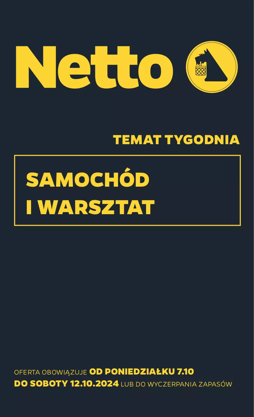 Gazetka promocyjna Netto - Akcesoria i dodatki - ważna 07.10 do 12.10.2024 - strona 1 - produkty: Samochód