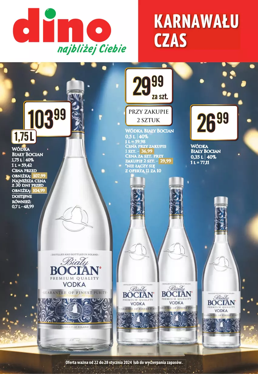 Gazetka promocyjna Dino - Katalog alkoholowy 22-28.01 - ważna 22.01 do 28.01.2024 - strona 1