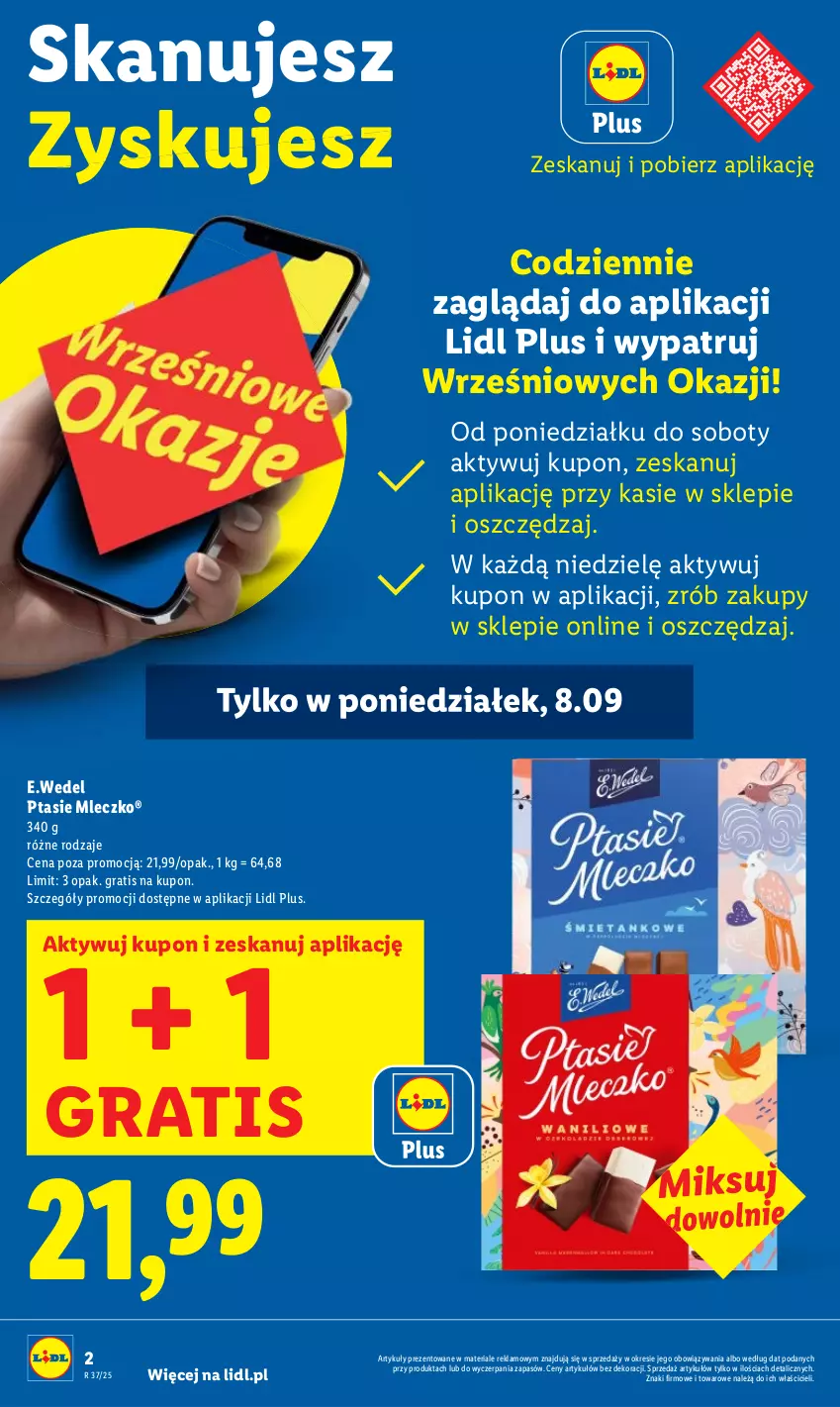 Gazetka promocyjna Lidl - GAZETKA - ważna 08.09 do 10.09.2025 - strona 2 - produkty: Gra, Mleczko, Ptasie mleczko