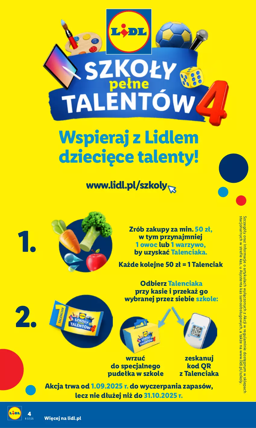 Gazetka promocyjna Lidl - GAZETKA - ważna 08.09 do 10.09.2025 - strona 4 - produkty: Dzieci, Olej